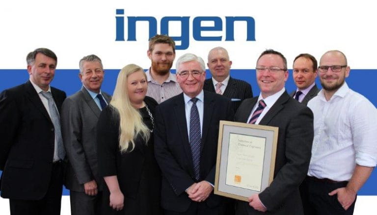 Ingen Ideas - First small company in the world to become ICHEME Gold corporate partner
